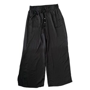 Michael Kors Black Slit Leg Flowy Pants